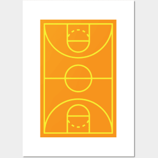 Basketball Court Posters and Art